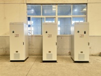 Armoire de distribution électrique CFD 380V 250A IP55 en acier au carbone RAL7035, panneau de commande basse tension sur pied, finition poudrée