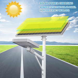 Đèn Pha <span class=keywords><strong>Led</strong></span> Năng Lượng Mặt Trời Tất Cả Trong Hai Pin Lifepo4 Đèn Đường Ngoài Trời Hoàng Hôn Đến Bình Minh - Product Image 3