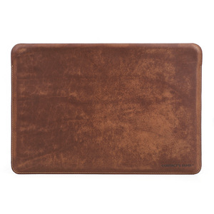 Cuir véritable fabriqué à la main pour MacBook <span class=keywords><strong>Air</strong></span> Sleeve 13 ''13.3'' étui pour ordinateur portable en cuir pleine fleur Slim Mac Pro Cover - Product Image 5