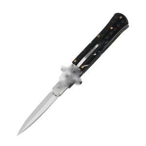 Mini Navaja Plegable <span class=keywords><strong>de</strong></span> Titanio para Exteriores, Botón <span class=keywords><strong>de</strong></span> Supervivencia, para <span class=keywords><strong>Defensa</strong></span> <span class=keywords><strong>Personal</strong></span>, Camping, Material Inoxidable, Personalización OEM - Product Image 4