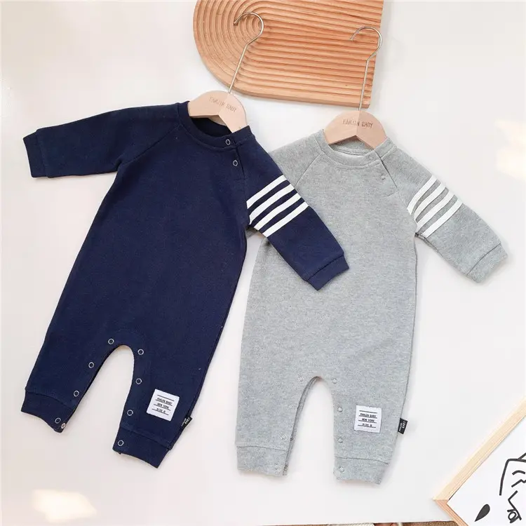 Baju Jumpsuit Bayi Katun, Baju Monyet Set Bayi Laki-laki