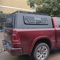 Capot de camion en alliage d'aluminium, coque de camping-car étanche à toit surélevé avec porte arrière et porte-bagages pour Ram 1500 2019 à 2025 5,5 pieds - Fournisseur