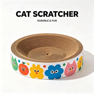 Arbre à chat pliable haut de gamme du sol au plafond avec perchoirs en peluche et poteaux en corde de papier naturelle pour chats de grande taille - Product Image 5