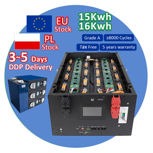 <span class=keywords><strong>EU</strong></span> Stock <span class=keywords><strong>Stack</strong></span> en Verplaatsbare Lithium Batterij 48V 16S 314AH Lifepo4 16kwh 51.2V 314ah Batterij voor Onderhoudsvrije Energieopslag - Product Image 1