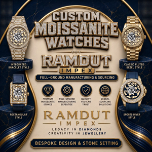 Reloj Moissanite Personalizado de 46 mm con Caja Cuadrada, Esfera Analógica, Cristal de Zafiro, Cuarzo, para Hombre, de Lujo, Resistente al Agua, Edición Limitada - Product Image 1