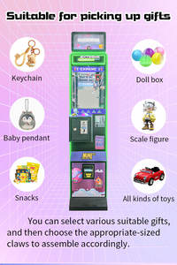 ZDYS Petite machine à griffes <span class=keywords><strong>d</strong></span>'arcade, jouets en peluche, <span class=keywords><strong>jeux</strong></span> à pièces, mini machine à griffes méga - Product Image 4