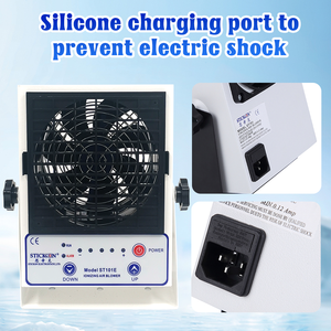 STICKON ST101E Akıllı DC Statik Elektrik Giderici Fan, PCB Kartlı Demir Malzemeli, Elektronik Toz Giderme için 24VDC/220VAC Girişli - Product Image 5