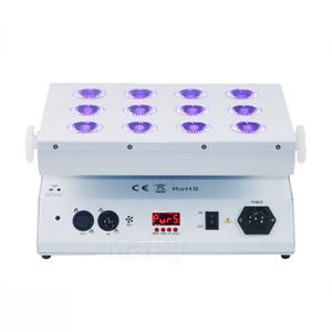 12x18W 2.4G không dây DMX IR điều khiển từ xa Rửa ánh sáng (Màu Trắng) - Product Image 2