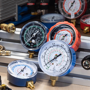 Tête de jauge de collecteur d'air pour climatiseur 68mm 1/4 raccord mâle évasé pour R22 134A 404A Ect - Product Image 5