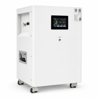 Batterie de stockage d'énergie domestique murale LiFePO4 48V 180Ah 8.64kWh, solaire hors réseau, CAN RS485 IP64 AC
