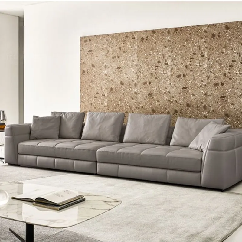 Divano grigio di lusso divano moderno di lusso di qualità sezionale cloud italiano divano di lusso