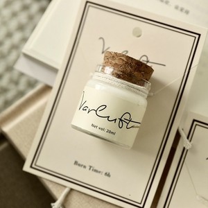 Bougie en cire de soja d'aromathérapie faite à la main, coulée à la main, dans un bocal en verre, échantillon de parfum, format voyage, luxe, ambiance, parfum d'essai, cadeau, photo - Product Image 1