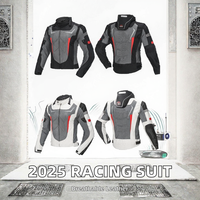 Ensemble de vêtements de course pour moto, veste de moto en nylon/coton imperméable, coupe-vent et respirante, pour homme, tout terrain