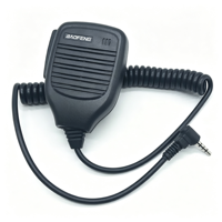 Mikrofon Walkie-Talkie Baofeng UV3R Genggam/Dapat Dipakai di Bahu dengan Colokan 3.5mm (Model UV-3R BF-T1 U8 U3) Buatan Cina