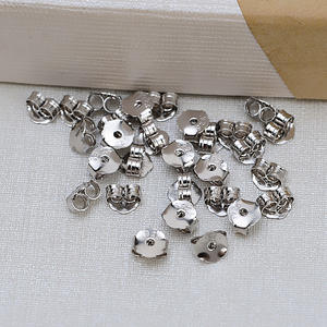 ต่างหูเงินแท้ S925 สำหรับผู้หญิง ดีไซน์หรูหรา พร้อมเข็มต่างหูพลาสติก ประดับลูกปัด ขนาด mm สำหรับทำเครื่องประดับ - Product Image 4