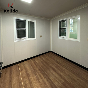 20ft mở rộng gấp container Cấu trúc thép biệt thự ngoài trời văn phòng vật liệu xây dựng bằng gỗ Sandwich Panel container nhà - Product Image 6