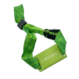 125Khz <span class=keywords><strong>Rfid</strong></span> concierto pulsera 13,56 MHz Nfc Mini tarjeta etiqueta tejido tela evento NFC pulsera para festivales maratones - Product Image 3