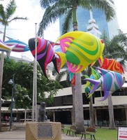 Gonflable géant publicitaire décoration extérieure modèle gonflable géant personnalisé grand poisson décoratif
