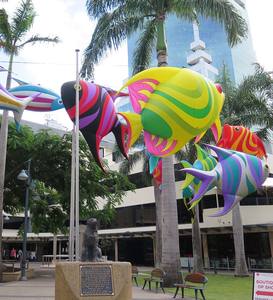 Inflables gigantes para publicidad, decoración al aire libre, modelo inflable gigante personalizado, <span class=keywords><strong>pez</strong></span> decorativo grande - Product Image 4