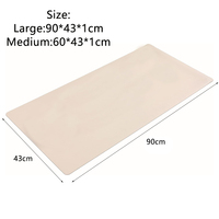 Tapis de souris personnalisé de haute qualité pour ordinateur portable décoratif grande surface lisse antidérapant en cuir Pu