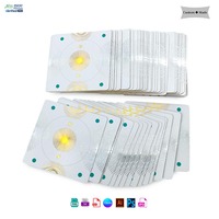 Cartes d'affirmation personnalisées avec bords dorés, impression de luxe, estampage à chaud en or, jeu de cartes Oracle pour le bien-être spirituel