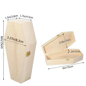 Ataúd de madera personalizado al mejor precio para gatos y perros, elegante ataúd funerario pequeño, mini ataúd de madera. - Product Image 6