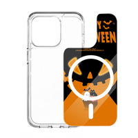Coque transparente magnétique antichoc 2-en-1 avec plaque arrière amovible, protection intégrale personnalisable pour iPhone 17 Pro Max Air