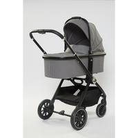 Poussette bébé de luxe multifonctionnel classique fournisseur chinois vente directe poussette 3 en 1 OEM logo cadre personnalisé