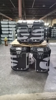 Pour BMW 750/850/1200/1250 boîtiers arrière et latéraux en alliage d'aluminium boîtier latéral de moto