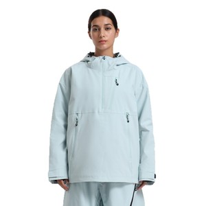 <span class=keywords><strong>Veste</strong></span> de <span class=keywords><strong>ski</strong></span> cargo à col roulé pour <span class=keywords><strong>femme</strong></span> - Coupe-vent, imperméable, respirante, style américain décontracté, professionnelle pour le snowboard - Product Image 5