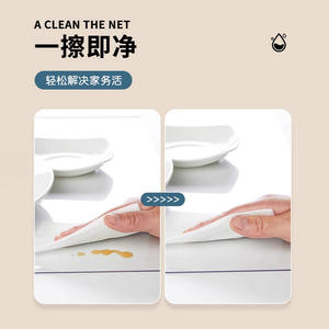 Tapis de protection rectangulaire en PVC pour meuble TV, couleur unie, imperméable, anti-huile, moderne, pour table, buffet, comptoir - Product Image 4