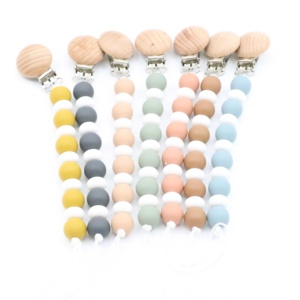 Cadena <span class=keywords><strong>de</strong></span> soporte <span class=keywords><strong>de</strong></span> clip <span class=keywords><strong>para</strong></span> chupete <span class=keywords><strong>de</strong></span> alimentación <span class=keywords><strong>de</strong></span> bebé, cuentas <span class=keywords><strong>de</strong></span> silicona y metal <span class=keywords><strong>para</strong></span> 0-12 meses <span class=keywords><strong>de</strong></span> un proveedor <span class=keywords><strong>de</strong></span> confianza - Product Image 3