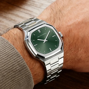 Nouveaux produits phares en dropshipping : Montres-bracelets pour hommes, montres de business carrées en acier de 37 mm, étanches 50 m - Product Image 3