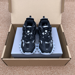 Zapatillas Deportivas Negras Plateadas con Malla, con Cordones, Estilo Urbano, Plataforma, Transpirables, para Hombre y Mujer - Product Image 2