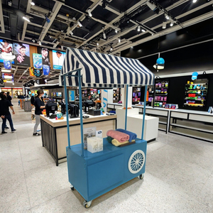 Meilleures ventes : présentoir moderne et écologique en métal pour chariot à main, comptoir pour centres commerciaux, magasins, cosmétiques, serviettes, usine - Product Image 4