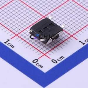 TS6634TP-4P Tactile Switch SMD-4P,6.2x6.2mm Switch Single Pole Single Throw Round Button 2.5N Vertical Mount - Product Image 2
