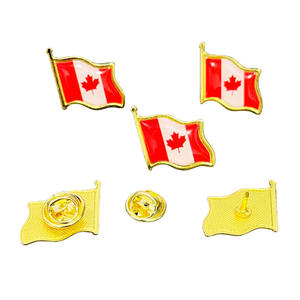 Pins de Solapa con Bandera Nacional Moderna al por Mayor, Insignias de Esmalte con Recubrimiento Epóxico y Cierre de Mariposa, Pins Metálicos de Países del Mundo - Product Image 2