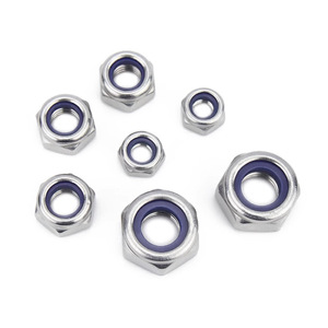 Factory Wholesale Price <strong>ASME</strong>/ANSI B18.2.2 Stainless Steel Hex <strong>Lock</strong> <strong>Nuts</strong> <strong>Nylon</strong> <strong>Insert</strong> Anti Loose Type - Product Image 5