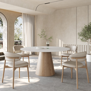 Modern restoran meşe ahşap yemek sandalyesi mutfak restoran sandalye ofis deri ev kahve katı ahşap sandalyeler - Product Image 6