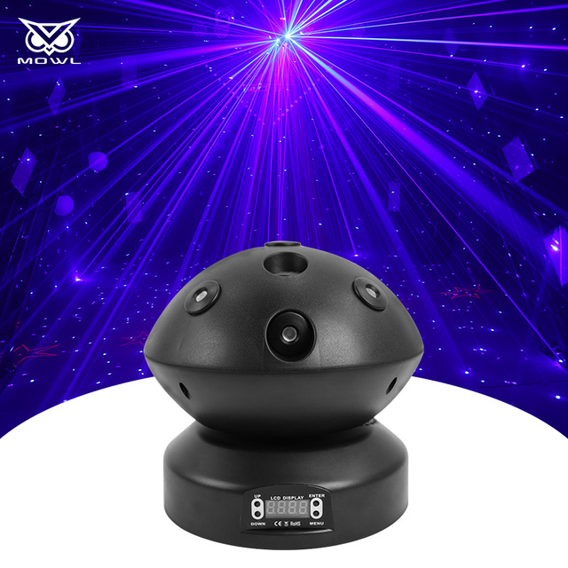 Dmx512 Lazer Projection Starry Star Projector RGB Laser Light for Dj Disco KTV Nightclub Home Party