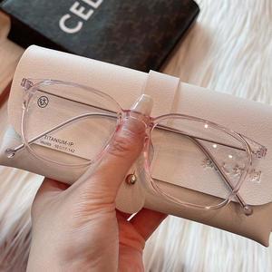 Lunettes de vue en titane Cel 9889, monture rectangulaire complète, verres en résine, unisexe, confortables et élégantes - Product Image 3