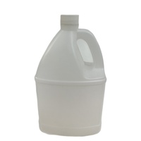 Conteneur à boisson carré de 3,8 L, détergent en plastique HDPE avec poignée, couleur personnalisée, bouteille d'emballage pour boissons et jus, bouchon à vis