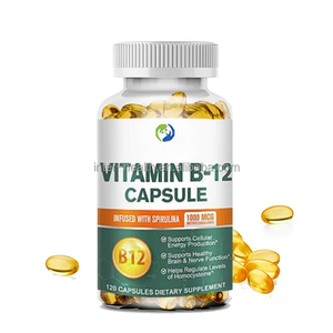 Ausreson OEM Vitamine B12 Gélules Capsules Cerveau Complément Alimentaire Vitamine B12 Gélule - Product Image 1