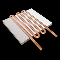 Radiateur refroidi par eau avec tubes en aluminium et en cuivre pour pièces de réfrigération