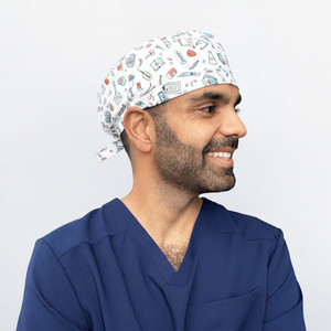 <span class=keywords><strong>Gorro</strong></span> Quirúrgico Estético al por Mayor para Odontología, Unisex, para Enfermería, Hospital, Médico, Cirujano, Estampado, para Hombres y Mujeres - Product Image 2