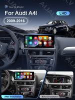 Aijia pour AUDI A4L 2009-2016 Écran tactile Android 12,3 pouces Lecteur multimédia avec GPS CarPlay Android Auto WiFi intégré Haut-parleur