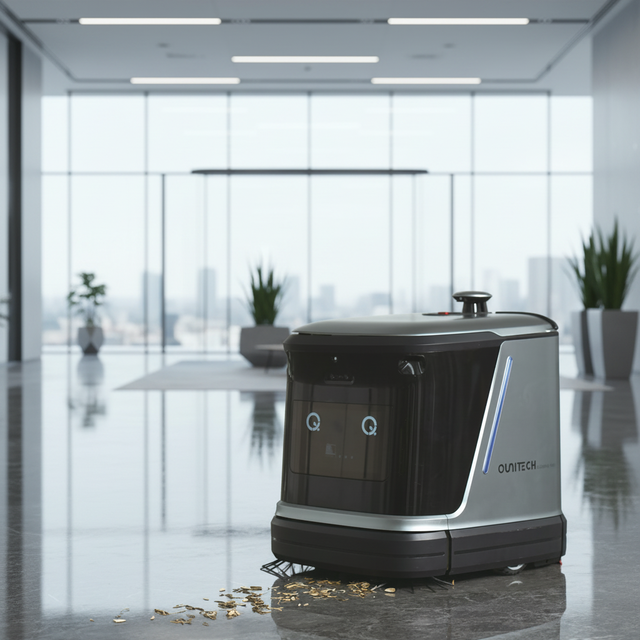 AI-Driven Autonomous Navigation App-Controlled Floor Cleaning Robot 21 Sensors Obstacle Avoidance Auto Charge Commercial Use 8L