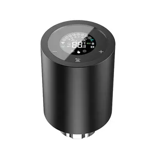 2AA Tuya Smart Life, WiFi/ZigBee termostat aplikasi suara kendali jarak jauh pengontrol suhu ruangan TRV katup Radiator pintar