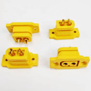 หัวต่อ XT60E-F ตัวเมีย ชุบทอง/ทองเหลือง ชุบด้วยนิกเกิล สำหรับเชื่อมต่อแบตเตอรี่ - Product Image 2