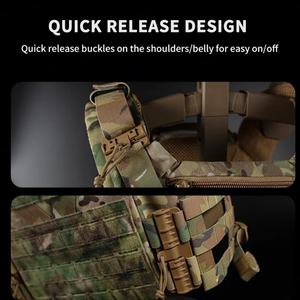 Artex Outdoor Plate Carrier Tactical Vest <b>Equipment</b> Waterproof Molle System <b>Security</b> Safety Body Vest Tactical - Product Image 6
